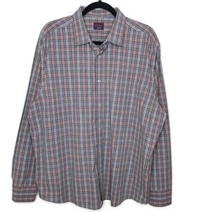UNTUCKit Plaid Checked Button Front Shirt